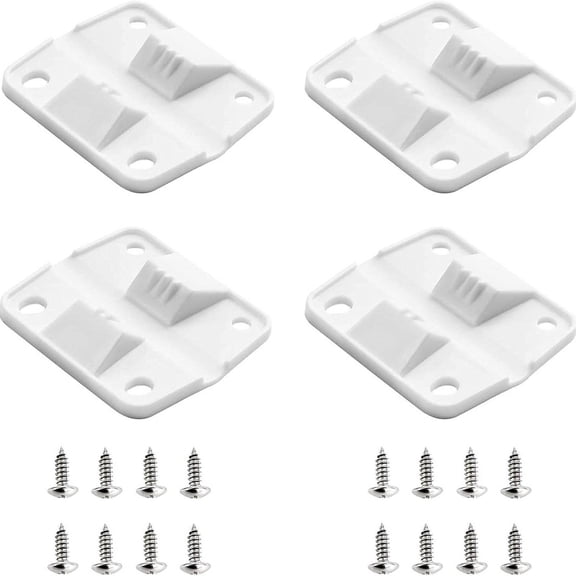 Universal Plastic Hinge for Cooler and Insulated Containers Rustproof Lid Replacement for Easy Installation White