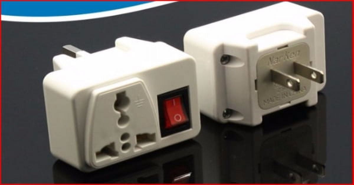 Universal Plug Adapter with Switch for USA Outlet - Walmart.com