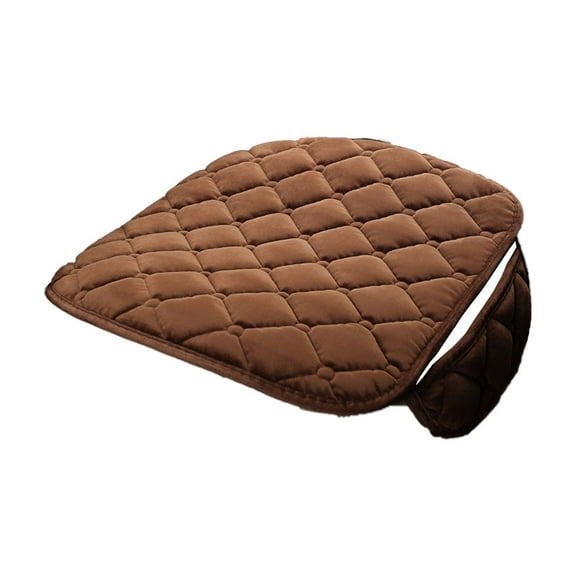 Universal Plush Non-Binding Anti-Slip Car Seat Cushion, 3D Modeling Design for Enhanced Comfort, High-Quality Cotton Material with Soft Skin-Friendly Durable Properties