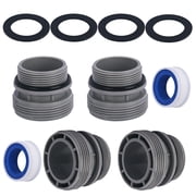Universal Pool Hose Adapter Kit 40mm to 1.5 Inch - 4 Pack Conversion Set for Above Ground Pool Pumps & Filter Systems