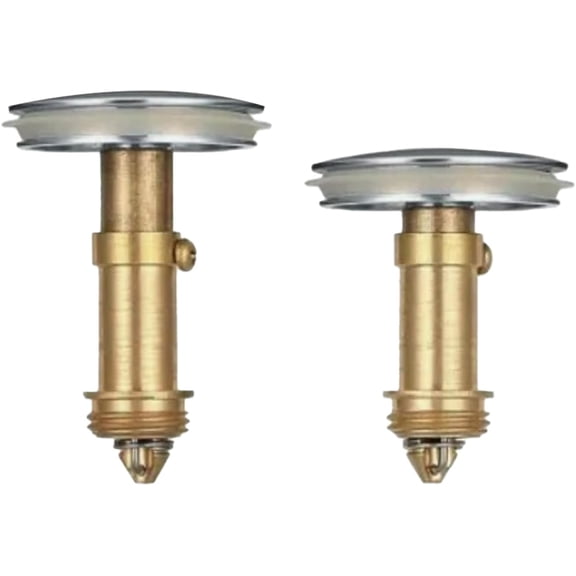 Universal Pop Up Sink Plug Replacement, 38mm Click Clack Bathroom Push Drain Stopper Plugs, Compatible with a Wide Range of Wash Basins, and Kitchen Sinks.
