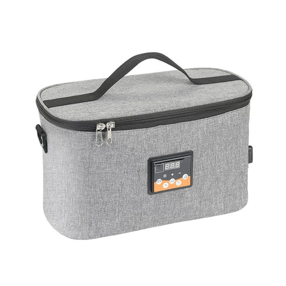 Universal Portable Car Heating Insulation Bag, Large Capacity Food Warmer for Milk Bottles Meals, 12V Electric Lunch Box for Travel Commuters Truck Drivers