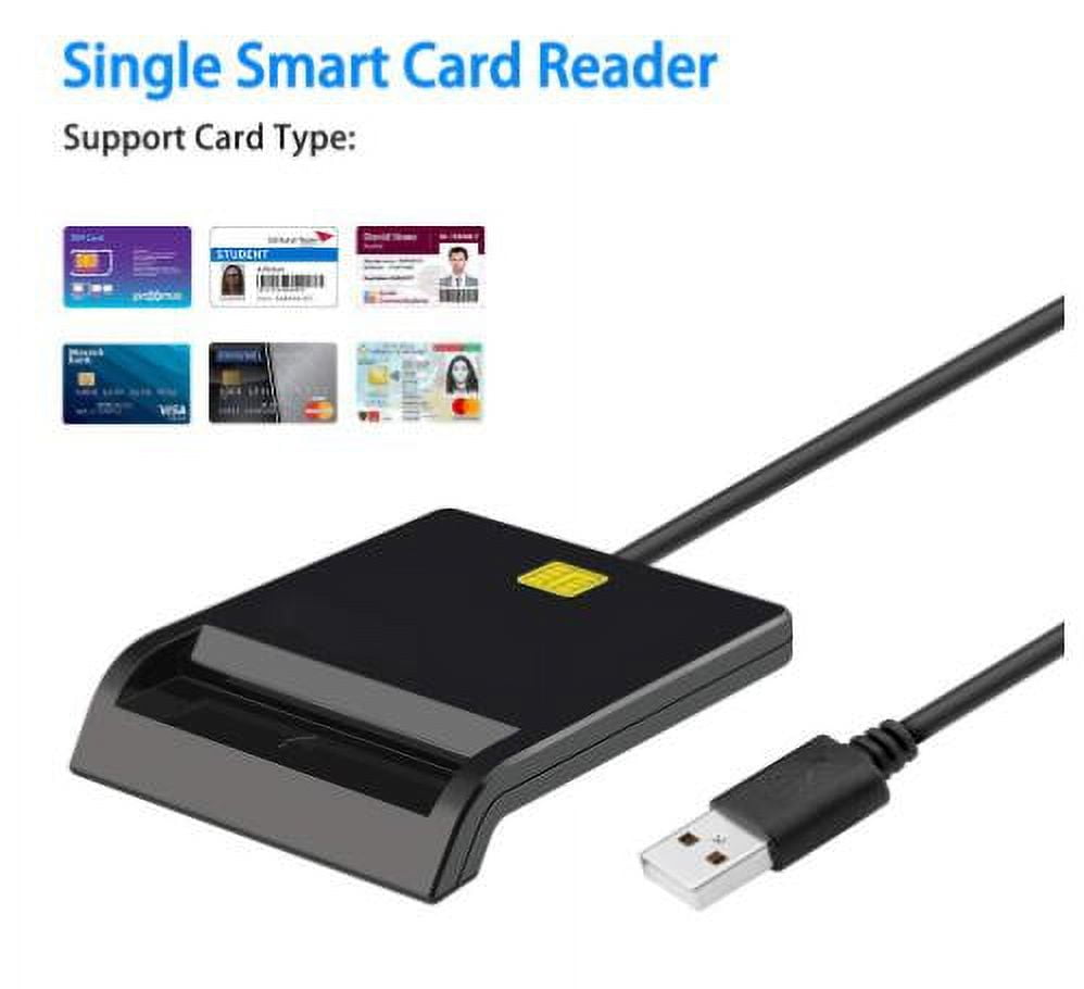 Universal Portable USB Smart Cards Reader Compatible for Windows Vista ...