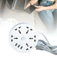 thumbnail image 1 of Universal Power Board Right Wrapped 5.9 Inch Extension Extendable Power Board With 5 Sockets And 3 USB Ports, 1 of 6