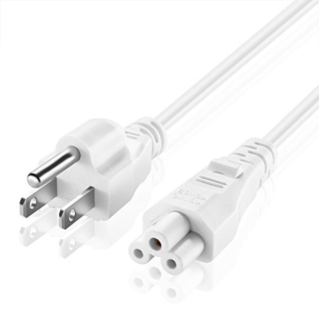 Universal Power Cord (6 Feet) - IEC320 C5 to NEMA 5-15P 3-Prong Power ...