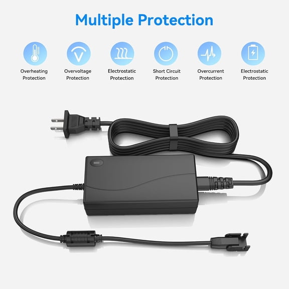 Universal Power Cord for Recliner Chair AC/DC Adapter 2-Pin Connector Replacement Lift Sofa Couch Lazy Boy Limoss and OKIN 29V 2A