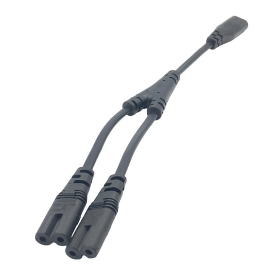 Universal Power Extension Cord IEC320 C7 to C8 Connector for Laptop TV Audios Heavy Duty Construction Extender Cable