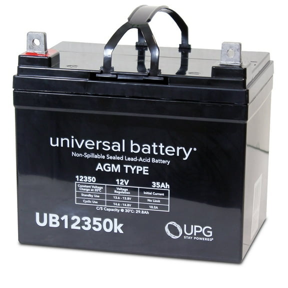 Universal Power Group Lead Acid 12 Volt Vehicle Batteries U1, 315 CCA for Mobility Wheelchairs