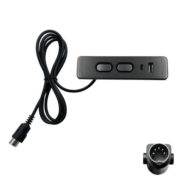 Universal Power Recliner Couch Lift Chair 2 Button 5 Pin Switch Hand Control Replacement with USB A and C Ports
