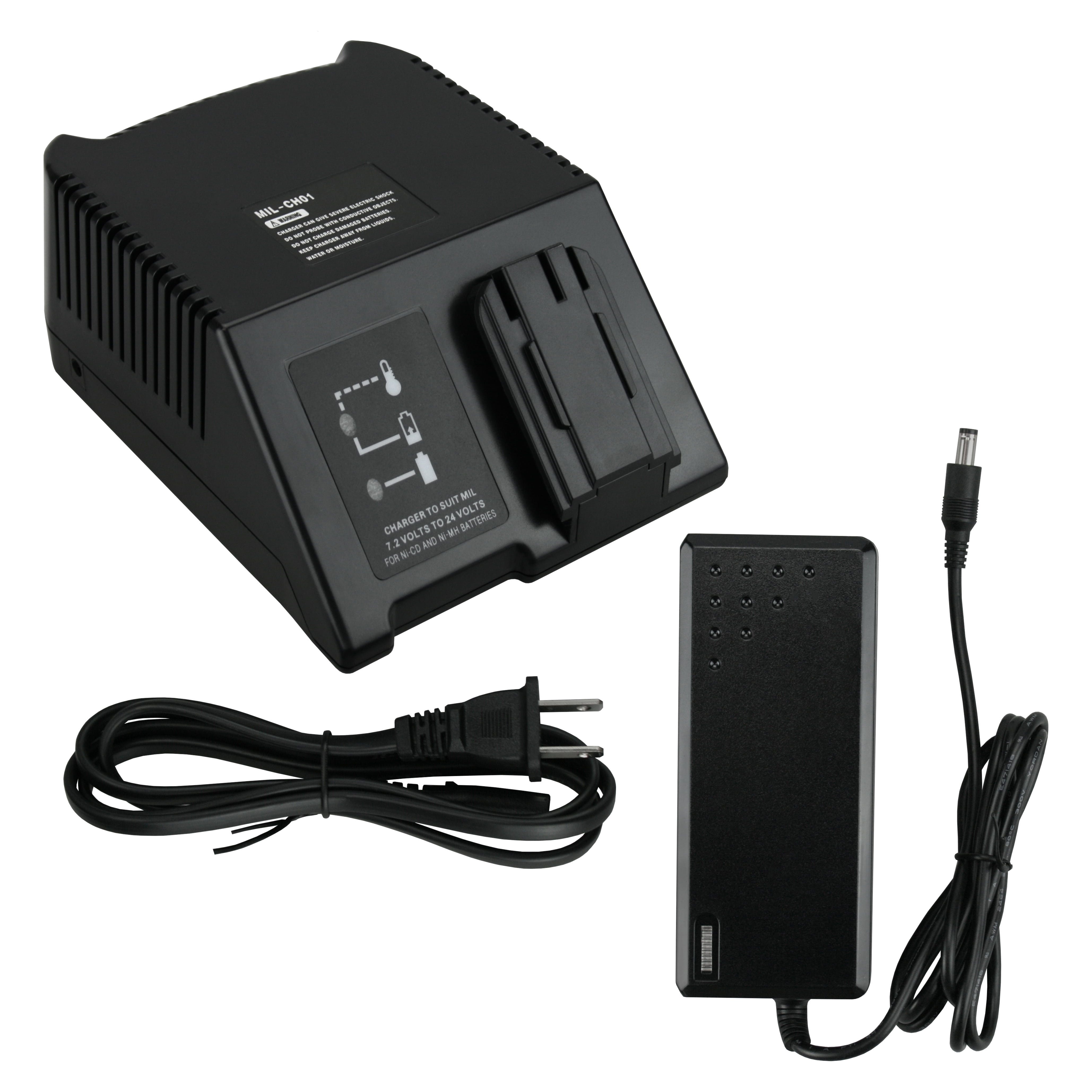 Universal Power Tool Battery Charger for Milwaukee MIL CH01 by Banshee Brand Walmart