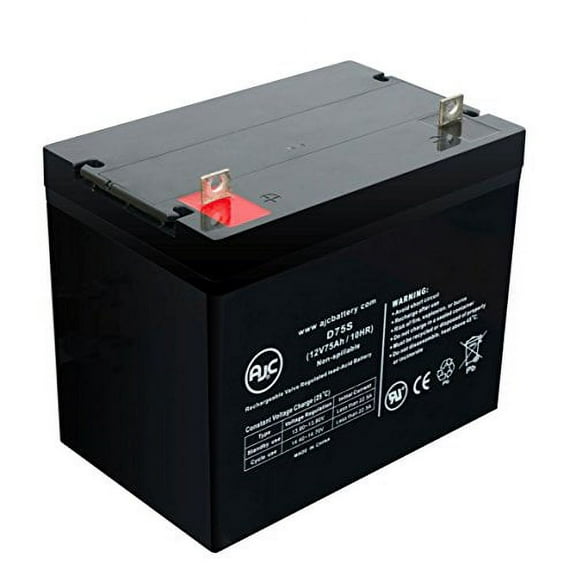 Universal Power UB12750 Group 24 Sealed AGM 12 Volt 75 Ah 75Ah Battery - This is an AJC Brand Replacement