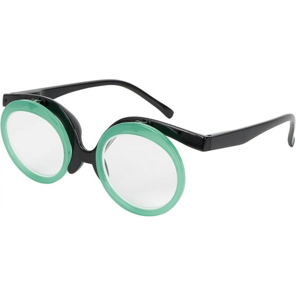 Universal Presbyopic Glasses Folding Magnifying Reading Eyeglasses Flip-up Lens Make up Glasses +1.0~+4.0