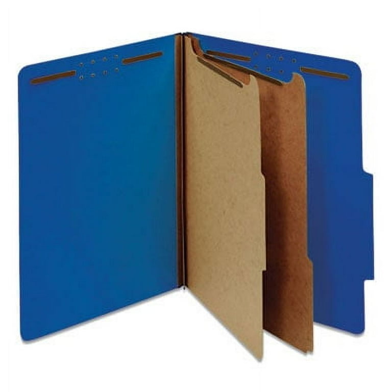 Six-Section Colored Classification Folders, Legal, Light Blue, 10/Box, Sold as 1 Box, 10 Each per Box Six-Section Colored Classification Folders, Legal, Light Blue, 10/Box, Sold as 1 Box, 10 Each per Box