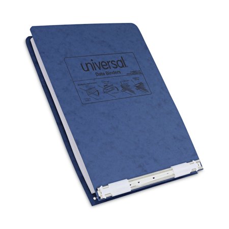 Universal Pressboard Hanging Binder, 2 Posts, 6" Capacity, 9.5 x 11, Blue -UNV15432
