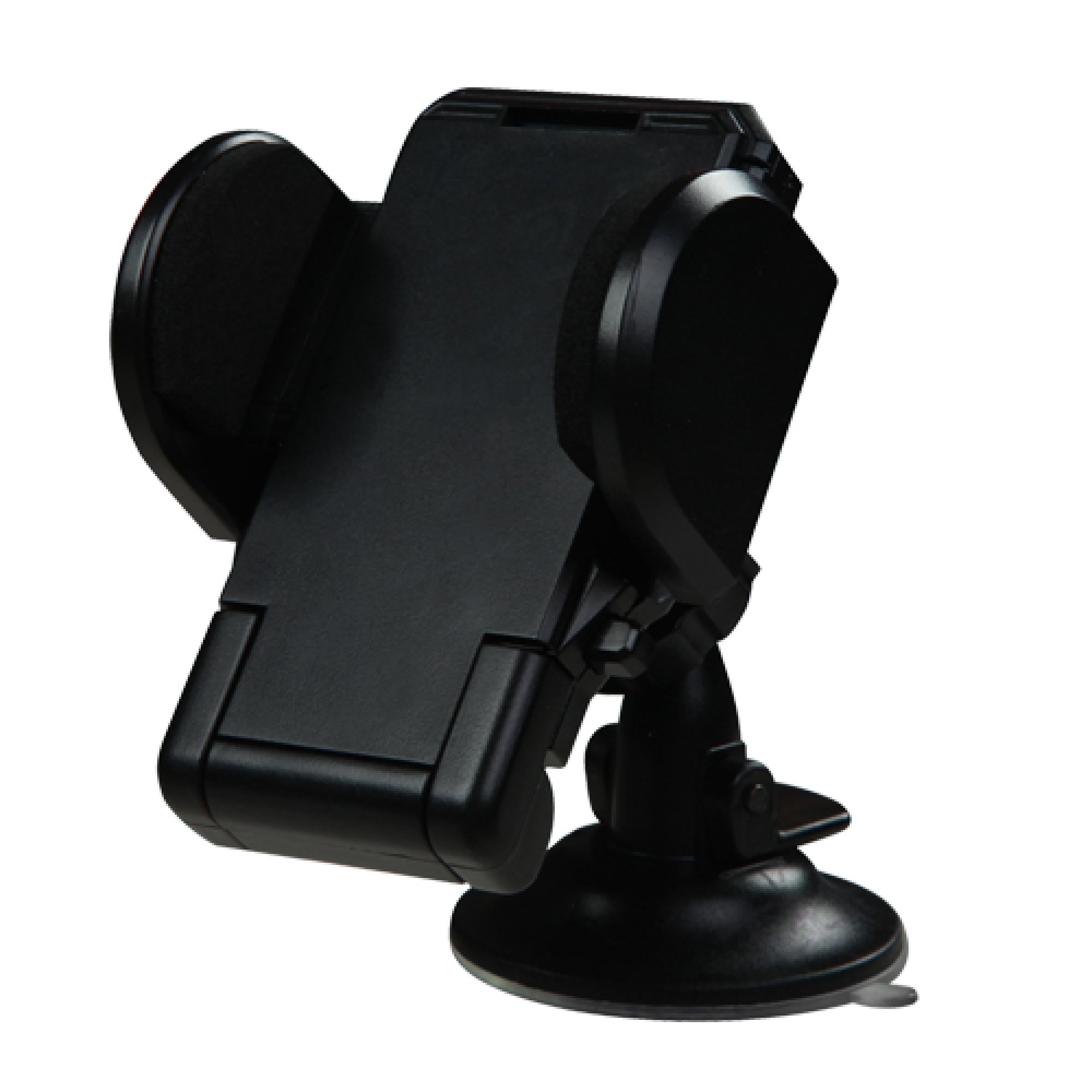 Universal Pressure-Absorbing Car Phone Holder – Adjustable Cradle Mount, Black