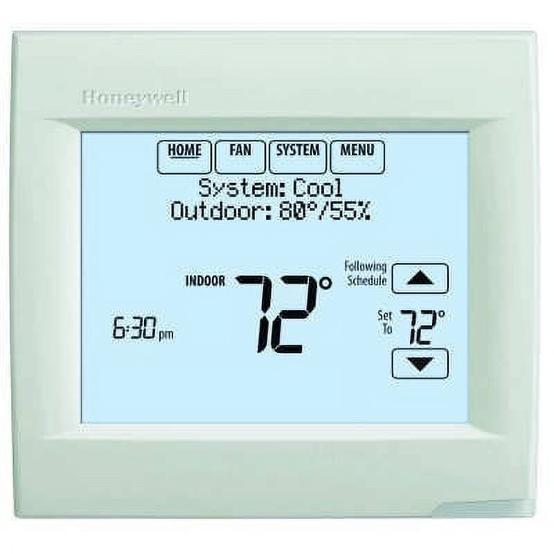 Honeywell VisionPRO 8000 White Programmable Digital Thermostat