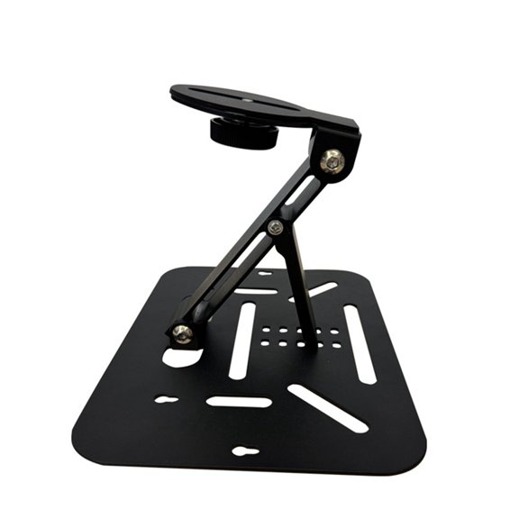 Universal Projector Bracket with 1/4 Inch Desk, Ceiling and Wall Mount Adjustable Foldable Projector Stand Black