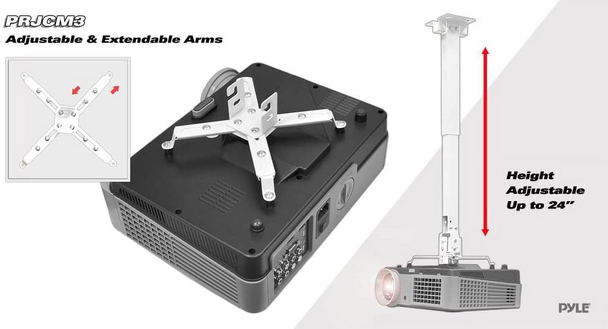 Universal Projector Ceiling Mount Kit Full Motion Mount Bracket with