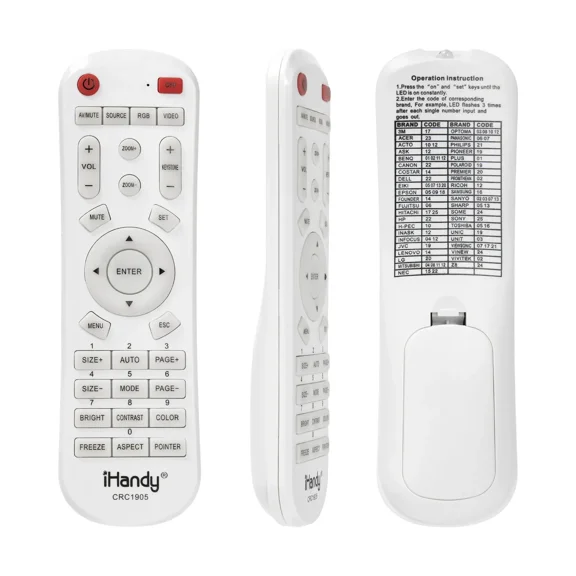 Universal Projector Remote Remote Control Commander fit for 3M Acer Benq Toshiba Casio Epson Hitachi JVC Mitsubishi Nec Optoma Panasonic Projector