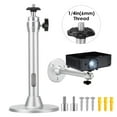 thumbnail image 1 of Universal Projector Wall Ceiling Mount Hanger with 360 Degree Swivel Head for Most Home and Office Projectors,Silver, 1 of 7
