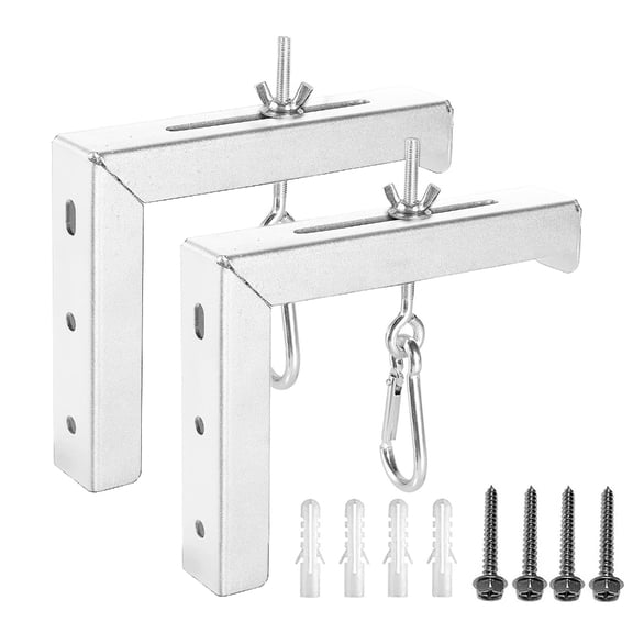 Universal Projectors Screen Wall Mounted Bracket Set L Bracket Style Hooks for Home Movie Screen Hanging
