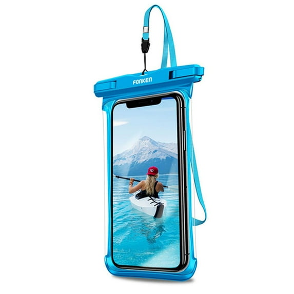 Universal Protector For Drift Diving Surfing Mobile Phone Cover Waterproof Phone Case Swimming Dry Bag Phone Pouch BLUE