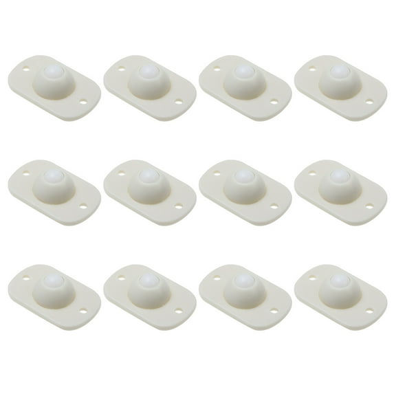 Universal Pulley Mini Rug Trash Can Floor Garbage Wheels Moving Pedestal Caster Replaceable Casters White Office