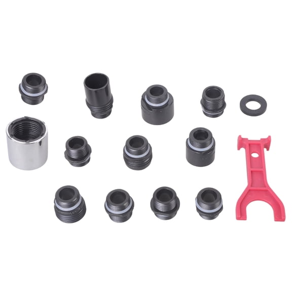Universal Pulling Down Faucet Head Adapter Set With Most Sink Sprayers Head Includes Hose Connectors Accessories