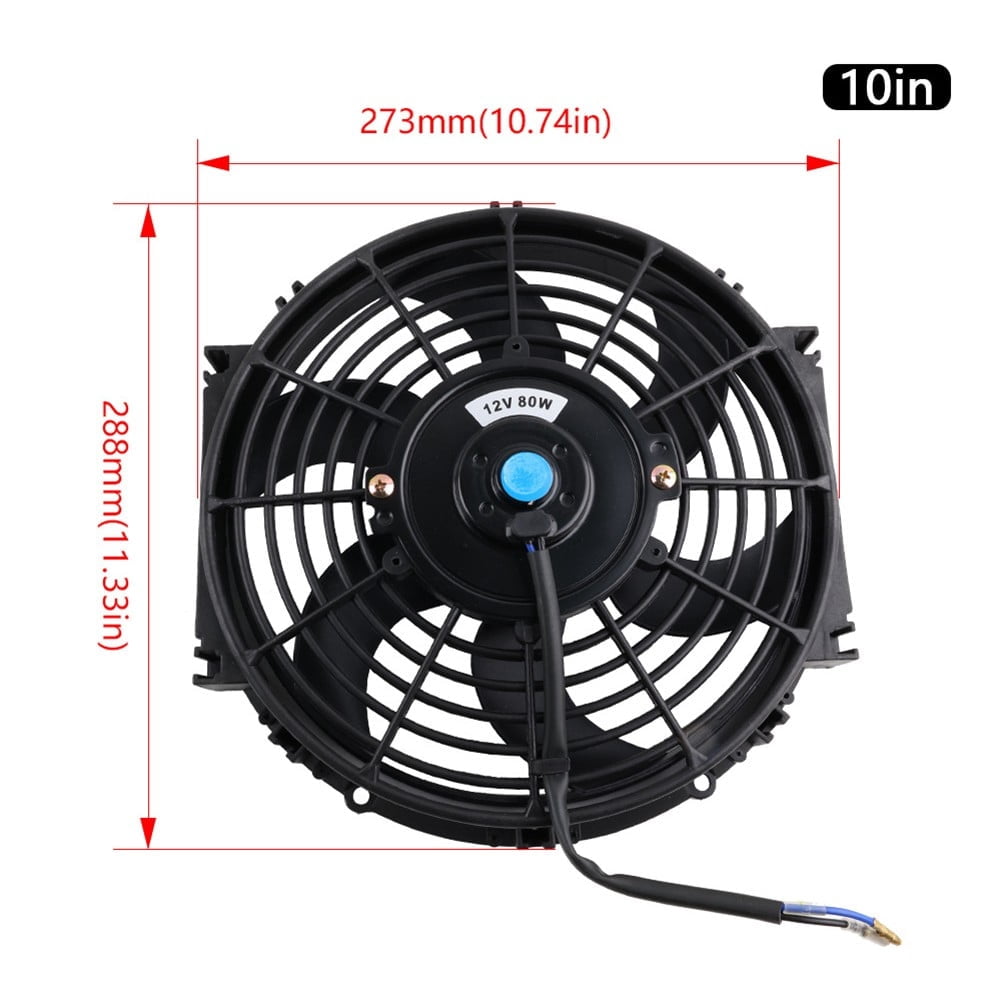 Universal Push/Pull Electric Radiator Cooling Fan for Heatsink ...