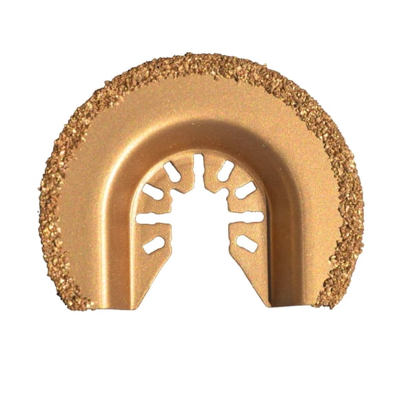 Universal Quick Fit 65mm Grout Removal Blade,Change Oscillating Multi Tool Saw Blade Half Circle Diamond Cutting Disc Multitool for Power Tools