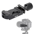 thumbnail image 1 of Universal Quick Release Clamp with Cold Shoe Mount Adapter and 1/4" Thread for Camera Tripod Head L Quick Release Plate L Bracket Compatible with Arca Style Plate KQ-22, 1 of 5
