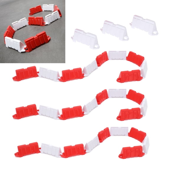 Universal RC Car Barriers, 30 Pack, Lightweight  Sturdy <span Style="background:red"></span> Course Obstacles