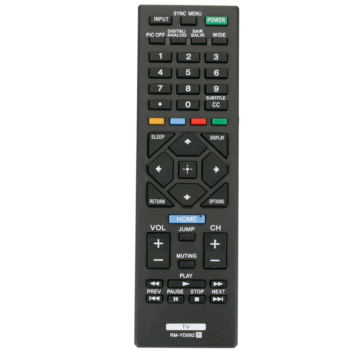  Mando a distancia para Sony RMT-TZ120U KDL-32W650A KDL-55W900A  KDL-55W802A KDL-70R520A KDL-46R450A KDL-70R550A KDL-60R550A Bravia LED HDTV  TV : Electrónica