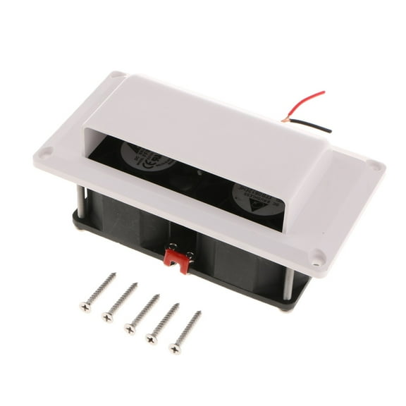 Universal RV Camper Trailer Motorhome Inner Side Air Vent Ventilation Exhaust Fan 12V DC 25W, Waterproof ,Powerful and Efficient