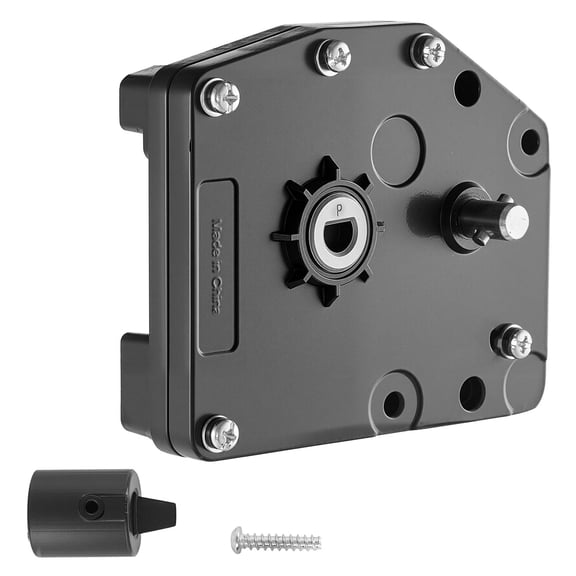 Universal RV Landing Gear Box 276602,Steel Gearbox for Lippert Venture,Atwood,Stromberg Carlson Systems-Adjustable Height,Black,Replaces LG-179015