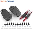 thumbnail image 1 of Universal Racing/Car Flush Mount Quick Release Hood Latch Pin No Key Locking Kit, 1 of 8