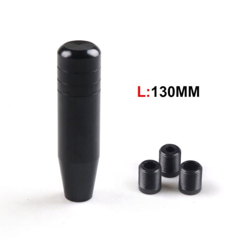 Universal Racing Gear Shift Knob Stick Shifter Lever Knob Black Length 130mm