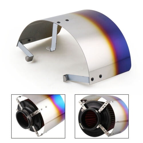 Universal Racing Stainless Steel 2.5" - 3.5"Air Intake Filter Heat Shield Cover