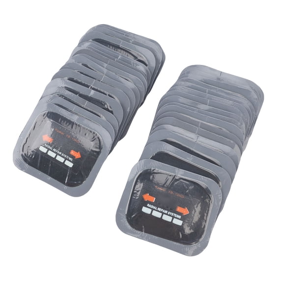 Universal Radial Tire Repair Patches 2.56x3.15 in Heavy Duty Rubber Tire Puncture Patch Kit for Cars Trucks Motorcycles 40 Pcs