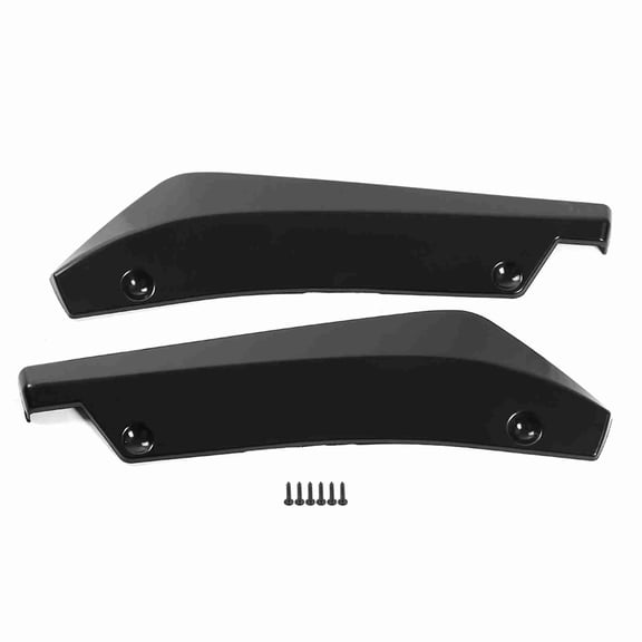 Universal Rear Bumper Splitters , Durable ABS Plastic, Impact Scratch Protection