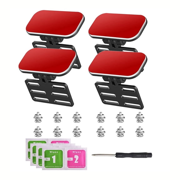 Universal Rear Camera Mounting Bracket Dash Cam Mirror Cam Backup Camera Mount Rearview Camera Holder 4Pcs