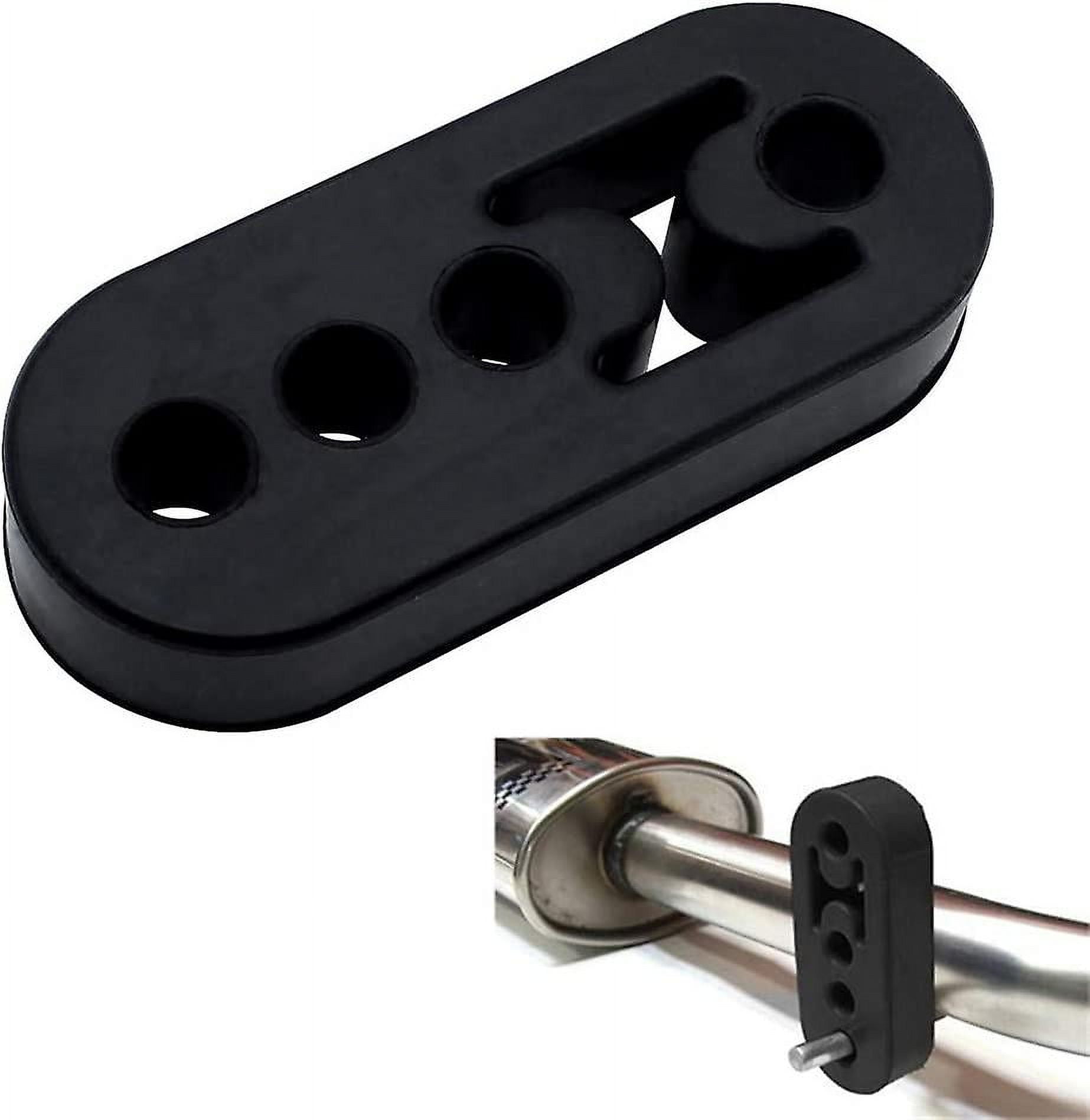 10mm Rubber Hangers 4-Piece Polyurethane Exhaust Hanger Set - 10mm Universal Muffler Mount Bushings In Red Exhaust Insulator Bushings - Foto 2