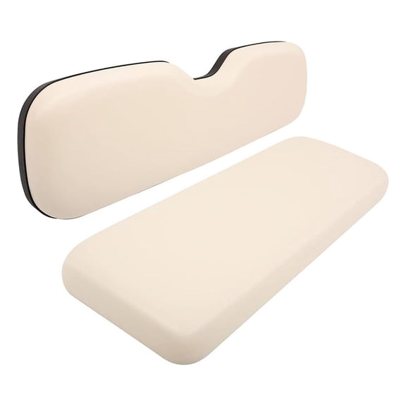 Universal Rear Replacement Cushions for Golf Cart Rear Seat, Golf Cart Cushion Back Seat for EZGO TXT RXV ST for ST Sport for Valor Models for Club Car, Dedicated for Rear Seats, White