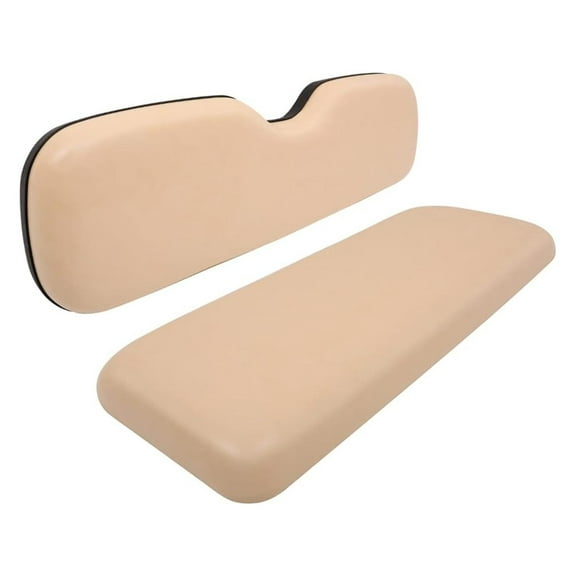 Universal Rear Replacement Cushions for Golf Cart Rear Seat, Golf Cart Cushion Back Seat for EZGO TXT RXV ST for ST Sport for Valor Models for Club Car, Dedicated for Rear Seats, Wheat