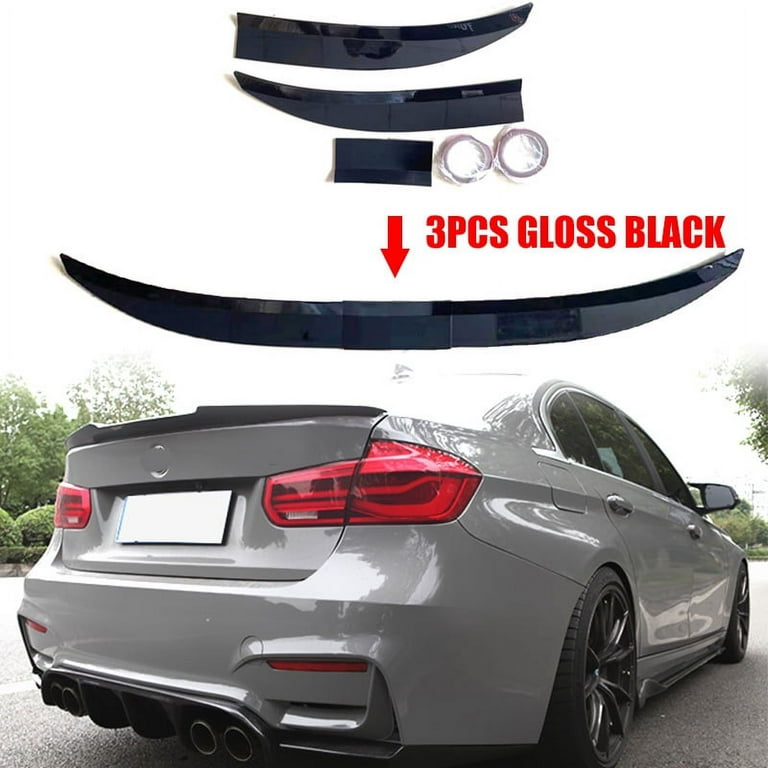 FOR BMW 3 Series F30 F80 Rear Boot Spoiler M3 Style Lip Gloss