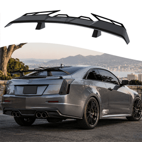 Universal Rear Trunk Spoiler Wing Compatible with Cadillac ATS CT4 CT5 CTS Sedan 2011-2026 Glossy Black GT Racing Spoiler DeckLid Lip Exterior Accessories