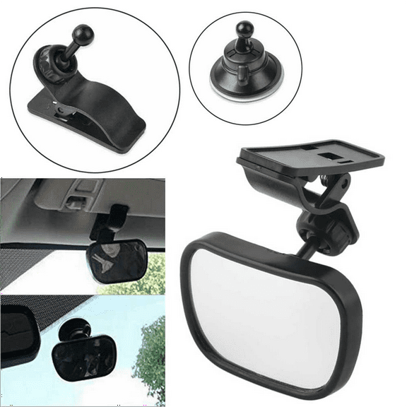 Universal Rear View Interior Car Rearview Back Fits For Seat Mirror Suction Cup Automobiles Interior Replacement Parts