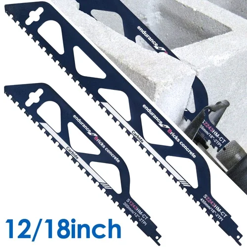 Universal Reciprocating Saw Blade 12 Inch Cutting Recip Sabre Saw For Cement Us+