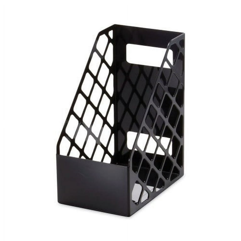 Recycled Plastic Large Magazine File, 6.25 x 9.5 x 11.88, Black Recycled Plastic Large Magazine File, 6.25 x 9.5 x 11.88, Black