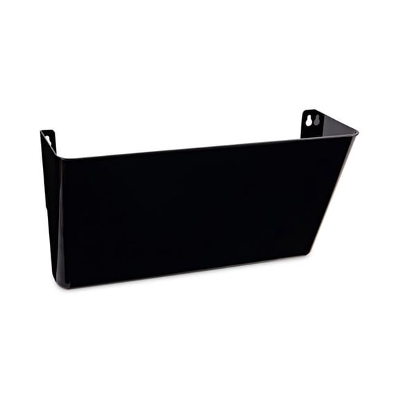 Universal B1428098 Recycled Wall File - Add-On Pocket - Plastic - Black